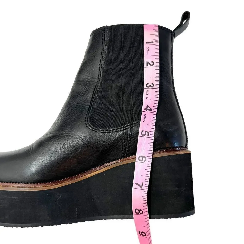Diba True She Nah- Thick Sole Wedge Chelsea Boots